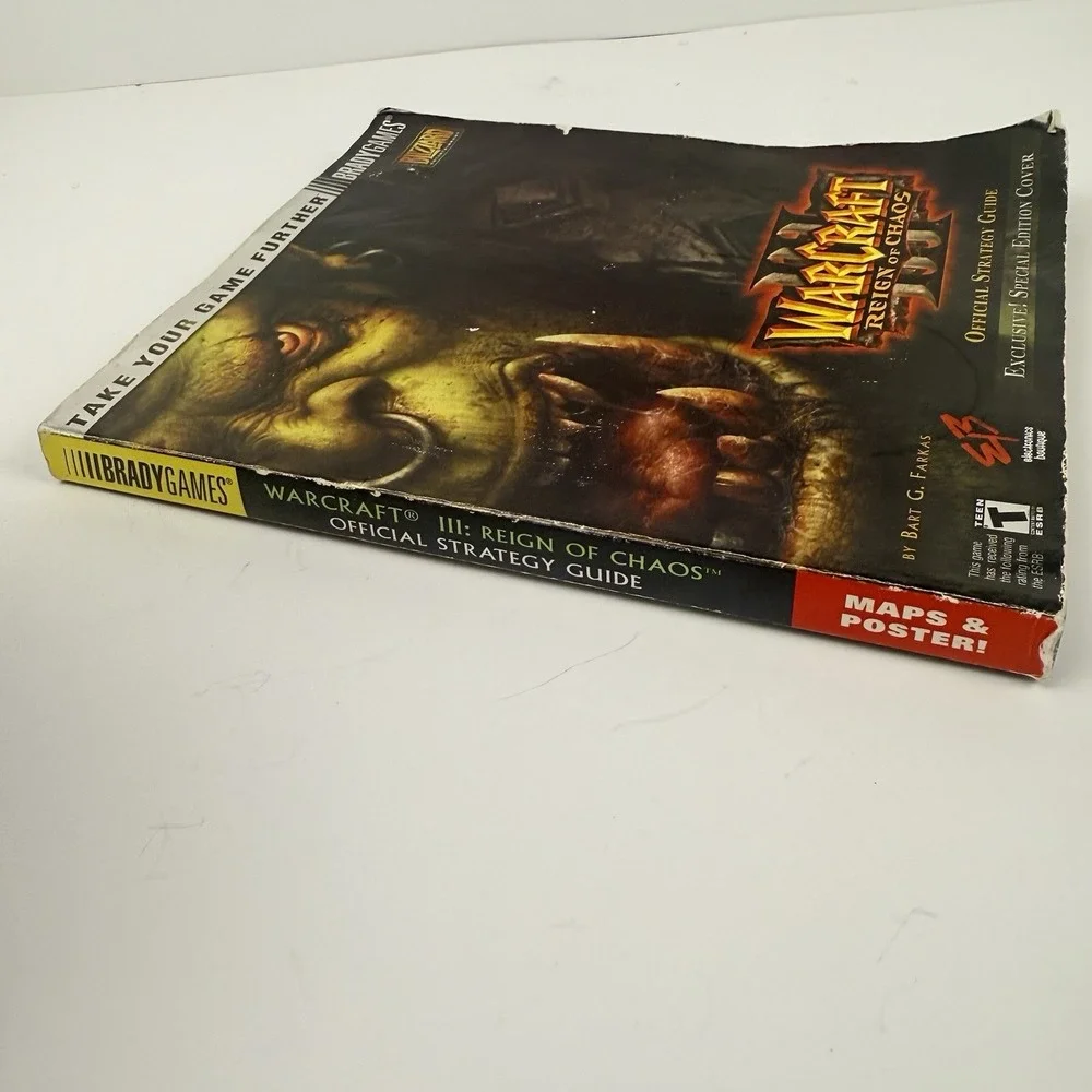 World of Warcraft III Reign of Chaos Brady Games Official Strategy Guide Book